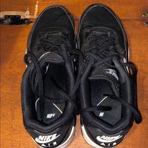 Nike black n white air maxes